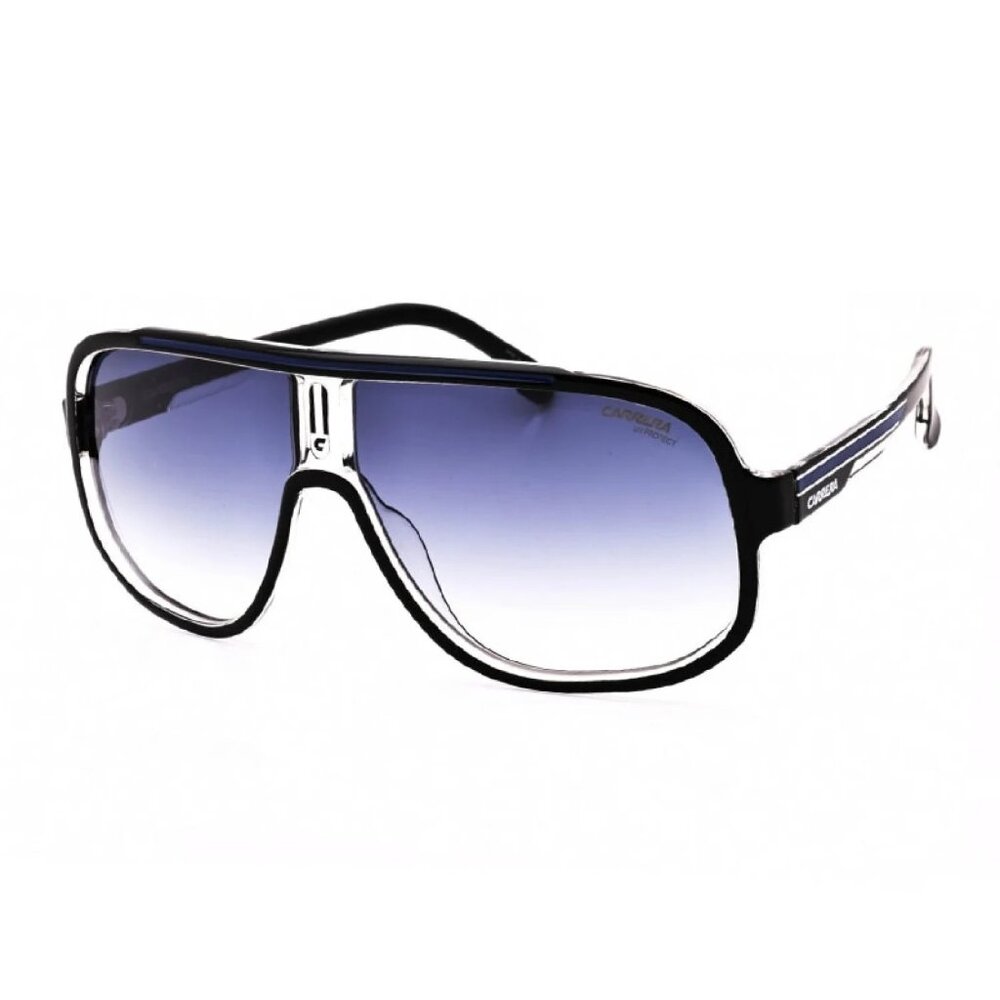 NEW CARRERA SUNGLASSES BLACK/BLUE MEN EYEWEAR CARRERA 1058/S 0D5108